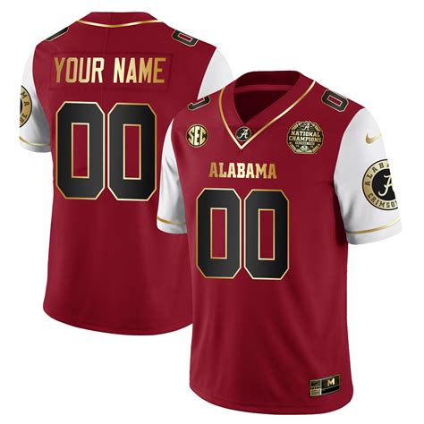 alabama crimson jersey